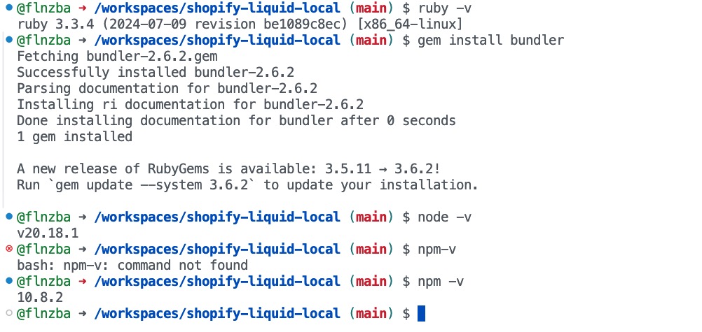 Ruby Requirements